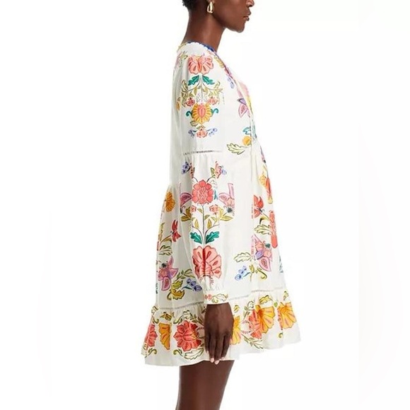 Farm Rio Floral Insects Mini Dress - Picture 3 of 10